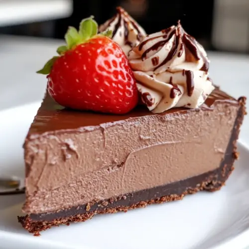 Chocolate Truffle Pie