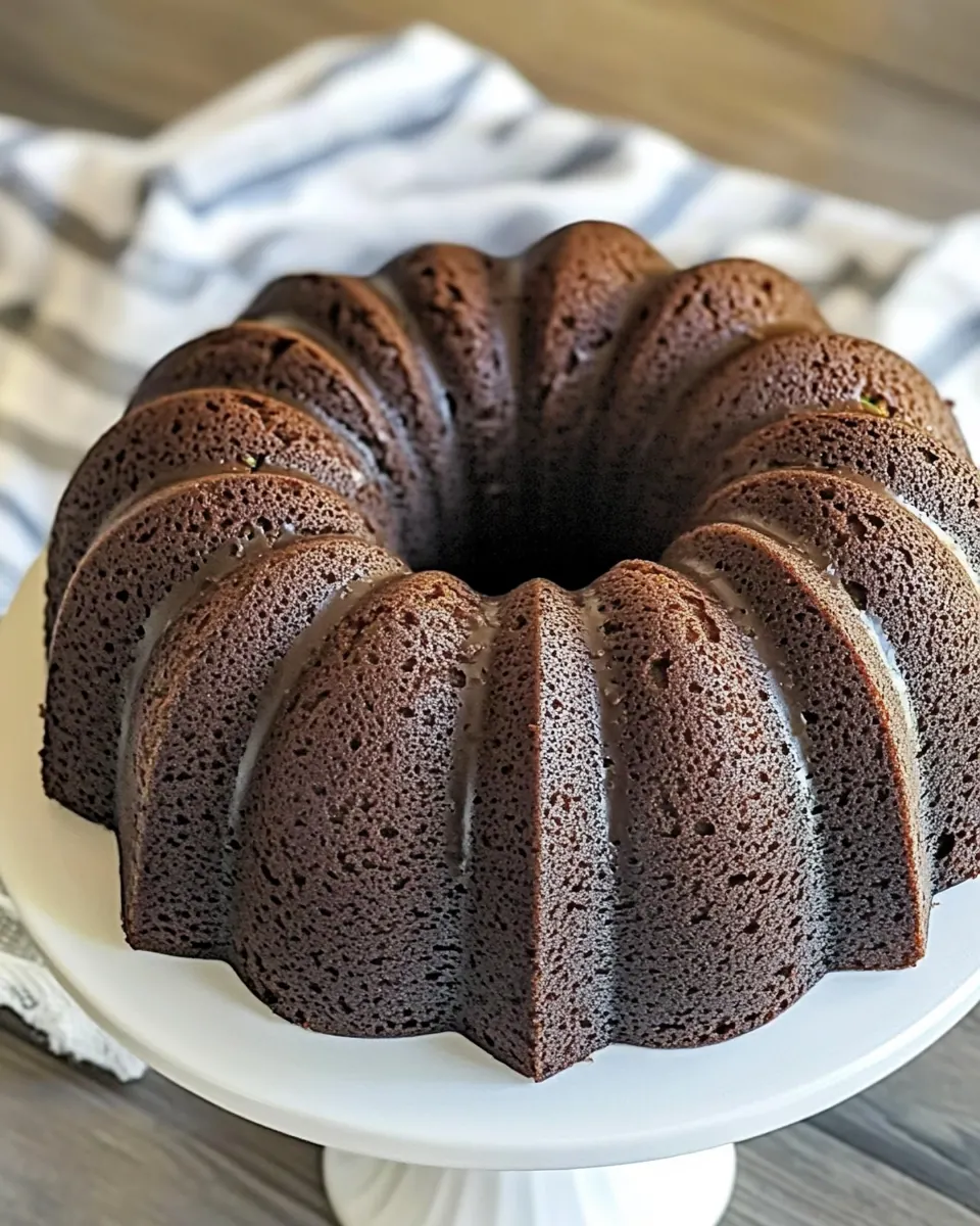 Chocolate Zucchini Bundt Cake