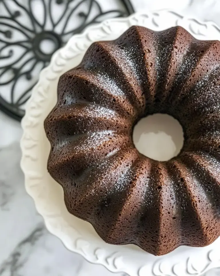 Chocolate Zucchini Bundt Cake