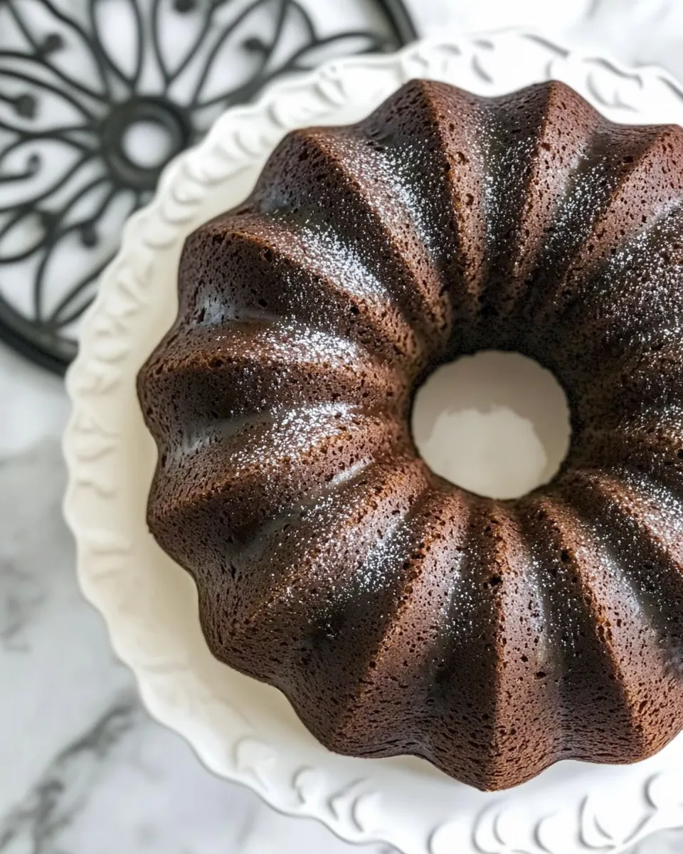 Chocolate Zucchini Bundt Cake