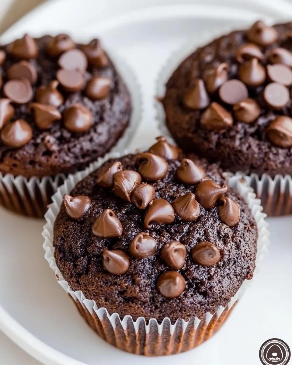 Chocolate Zucchini Muffins