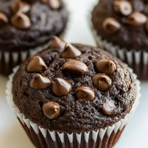 Chocolate Zucchini Muffins