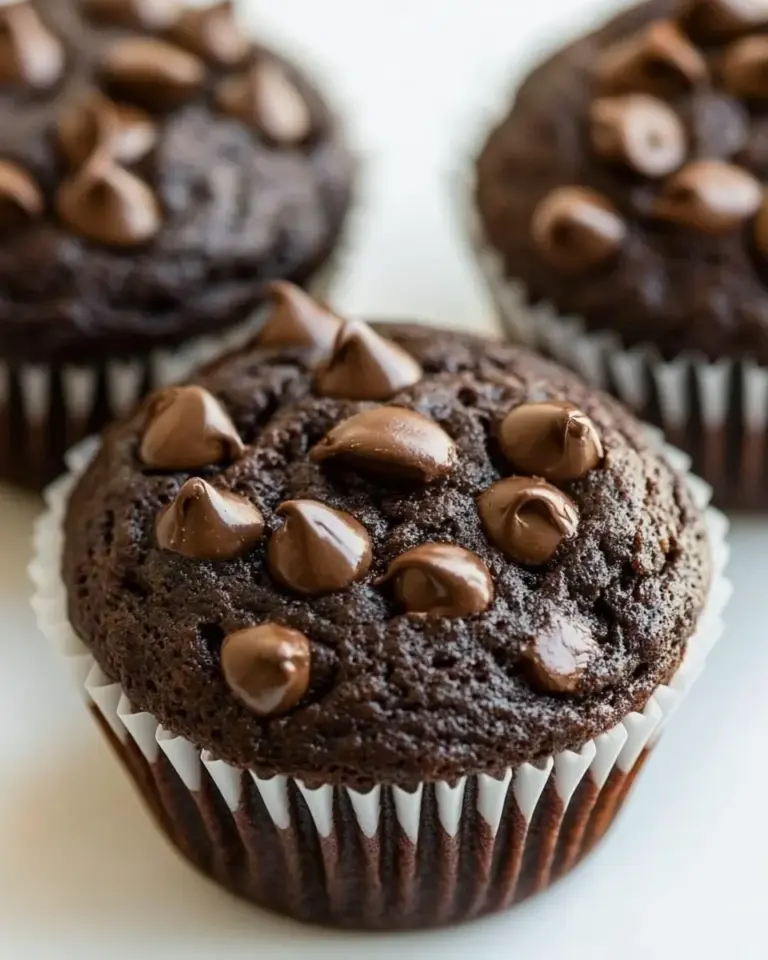Chocolate Zucchini Muffins
