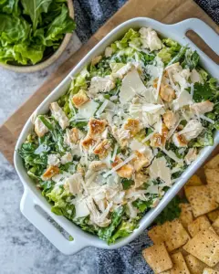 Chopped Chicken Caesar Salad Dip