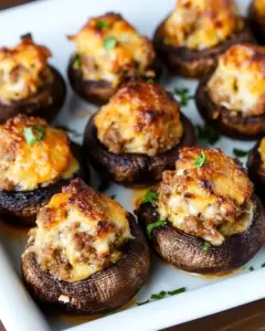 Chorizo Stuffed Mushrooms