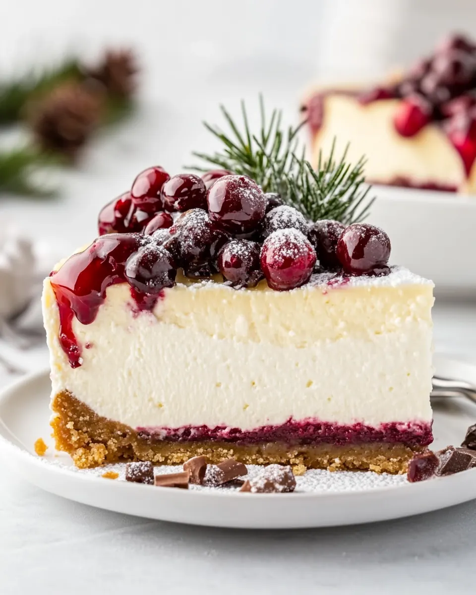 Christmas Cheesecake