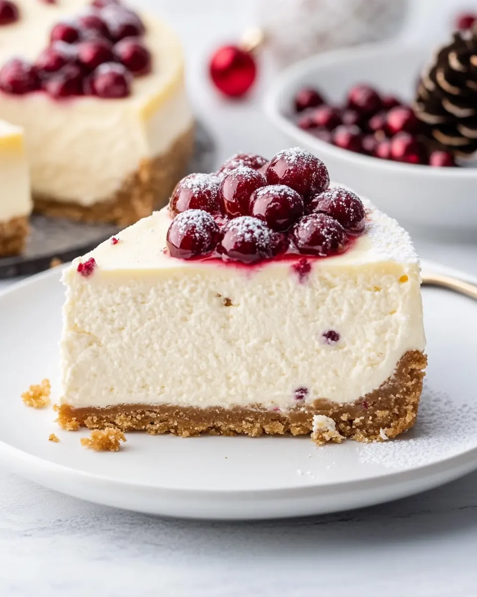 Christmas Cheesecake