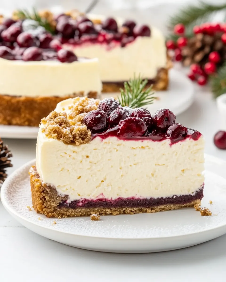 Christmas Cheesecake