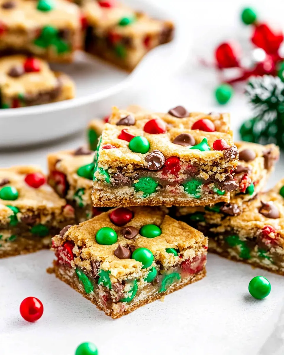 Christmas Cookie Bars