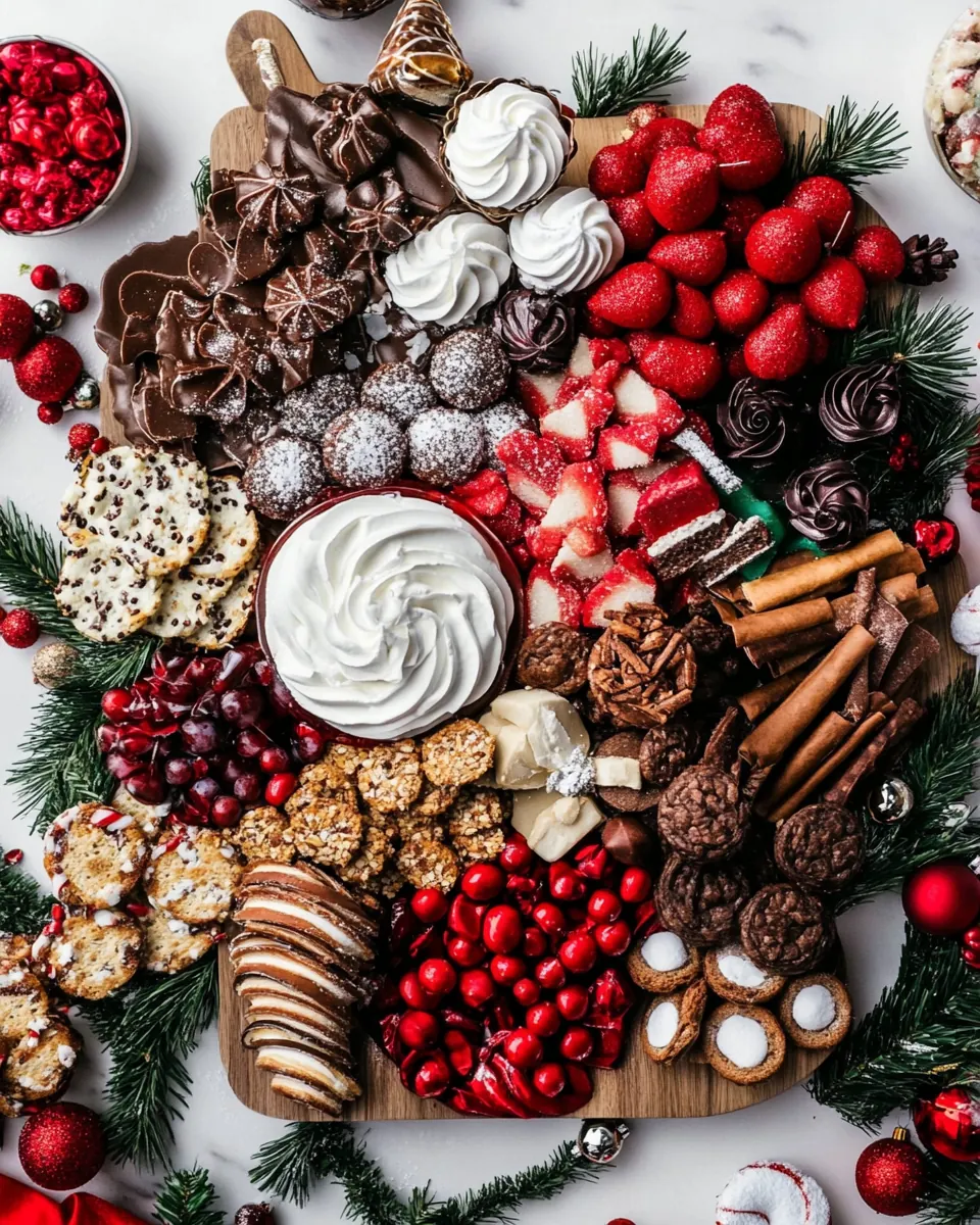 Christmas Dessert Charcuterie Board