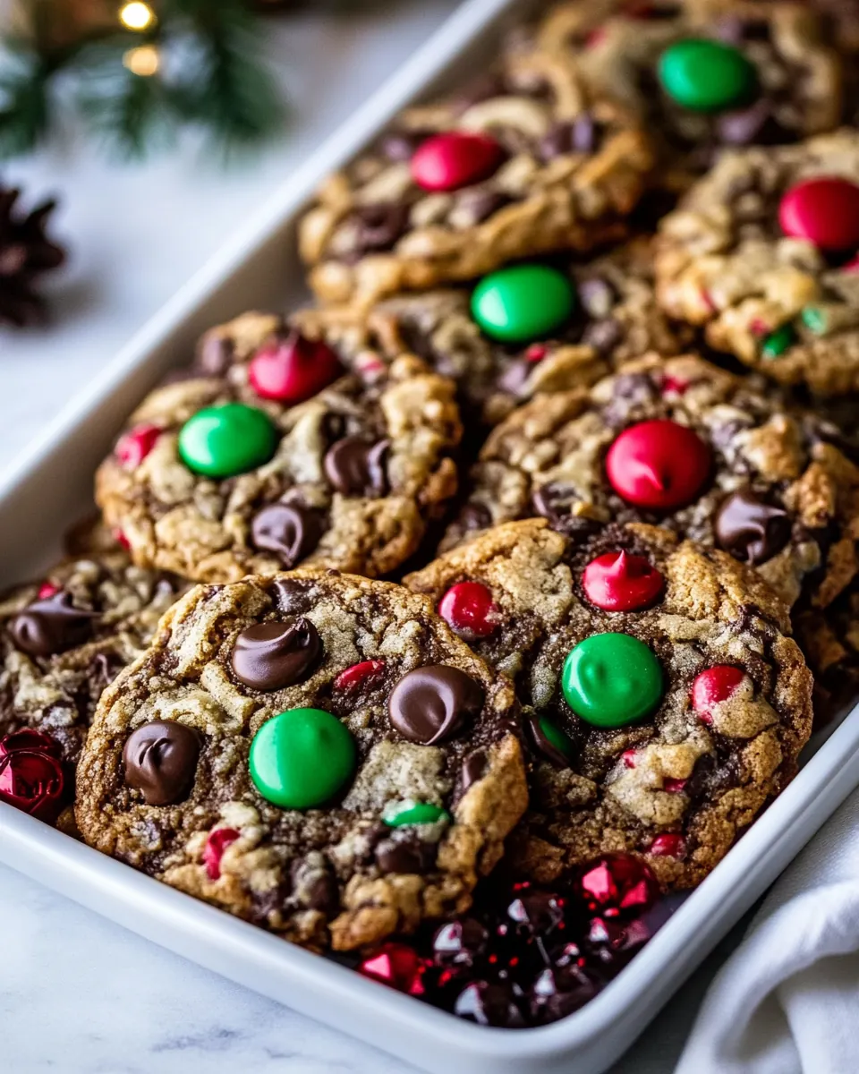 Christmas Monster Cookies