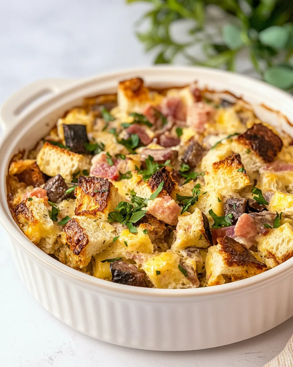 Christmas Morning Breakfast Strata