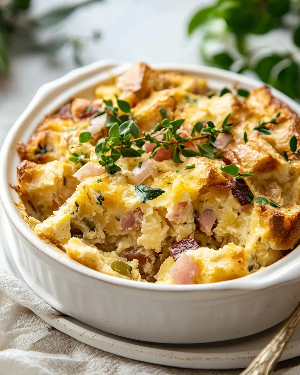 Christmas Morning Breakfast Strata