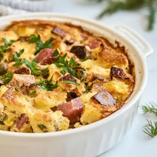 Christmas Morning Breakfast Strata