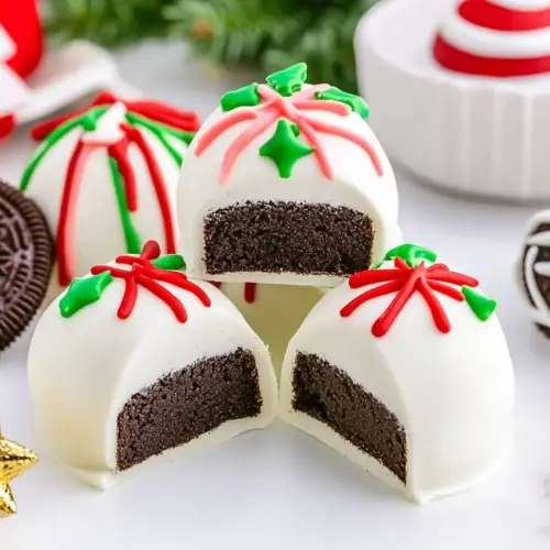 Christmas Present Oreo Truffles