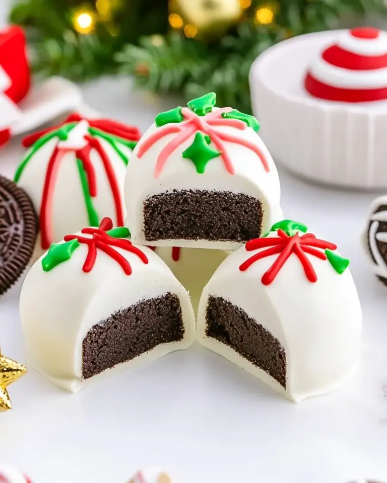 Christmas Present Oreo Truffles