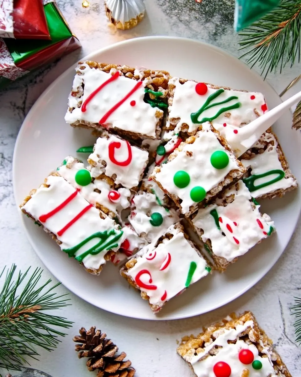 Christmas Rice Krispie Treats