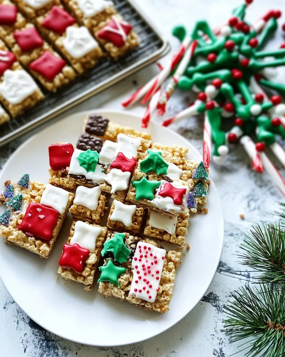 Christmas Rice Krispie Treats