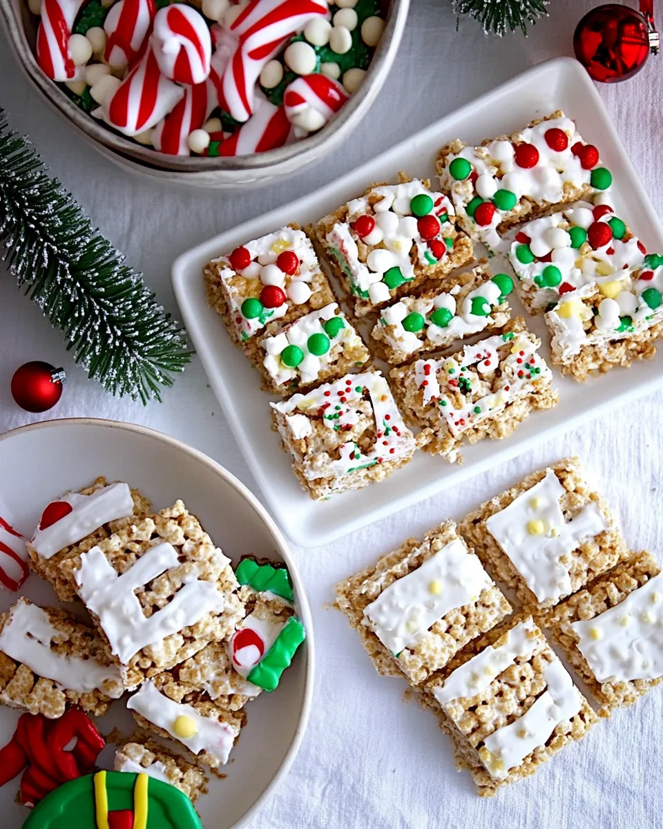 Christmas Rice Krispie Treats