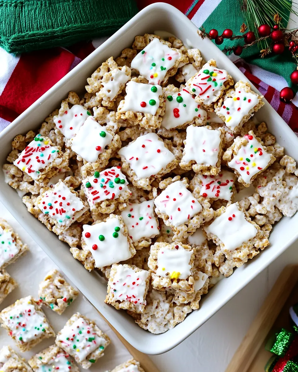 Christmas Rice Krispie Treats