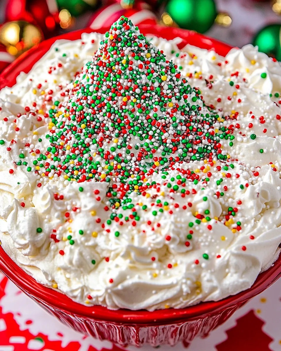 Christmas Tree Cake Dip