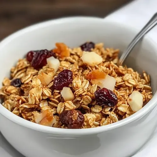 Chunky Maple Coconut Granola