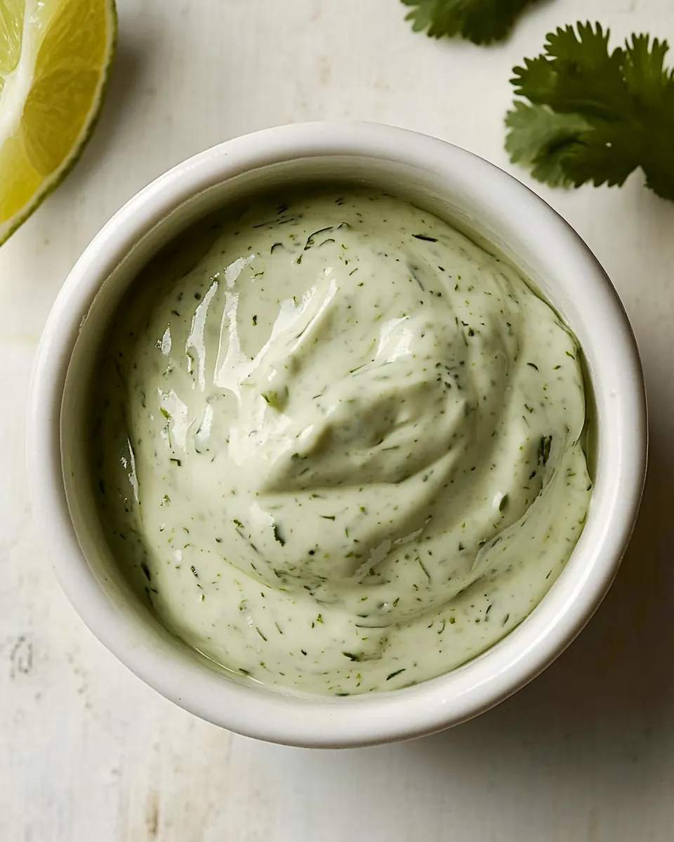 Cilantro Lime Crema