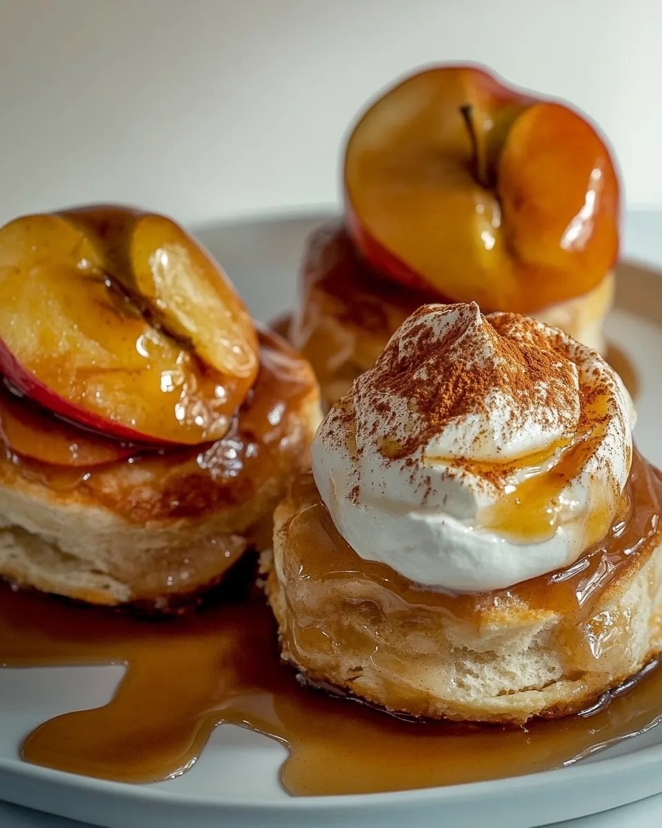 Cinnamon Apple Shortcakes
