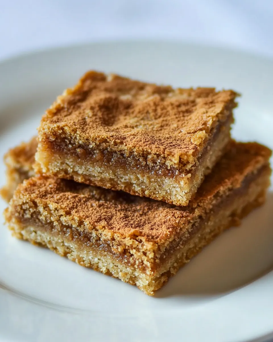 Cinnamon Blondies