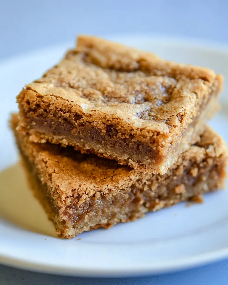 Cinnamon Blondies