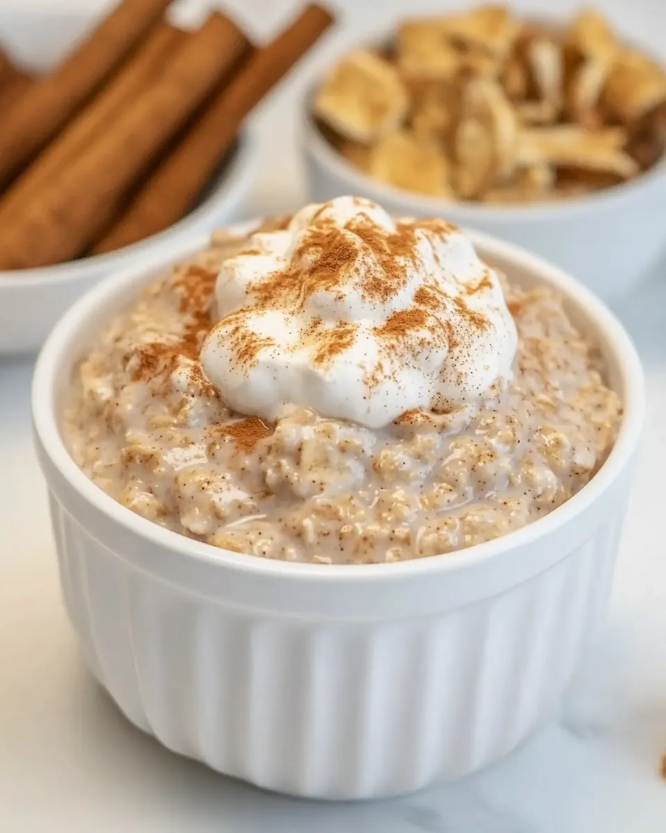 Cinnamon Roll Overnight Oats