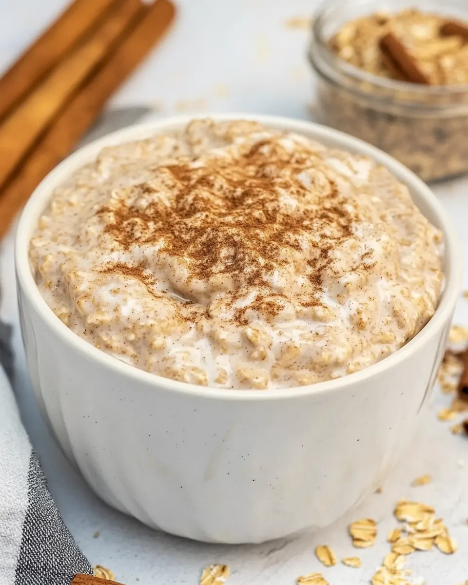 Cinnamon Roll Overnight Oats