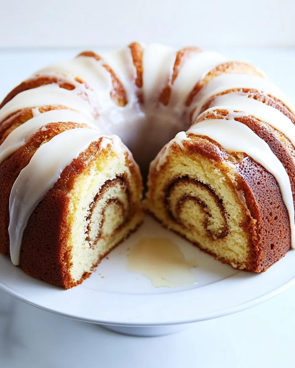 Cinnamon Roll Pound Cake