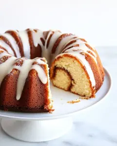 Cinnamon Roll Pound Cake