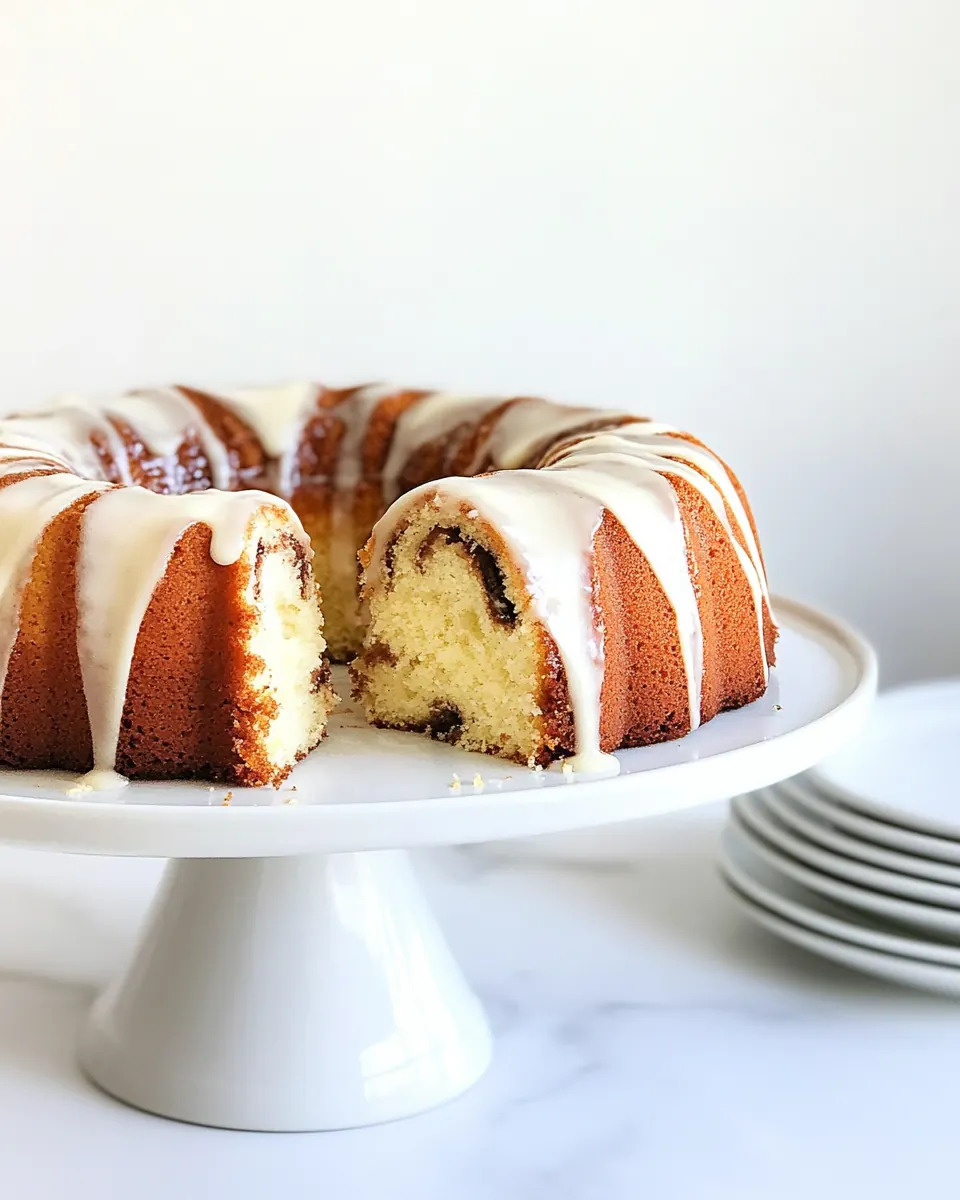 Cinnamon Roll Pound Cake