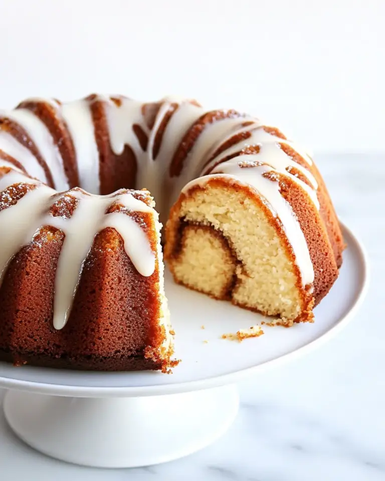 Cinnamon Roll Pound Cake