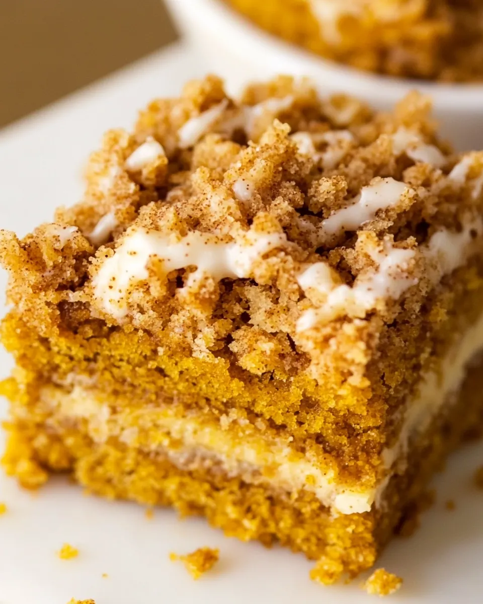 Cinnamon Streusel Pumpkin Coffee Cake