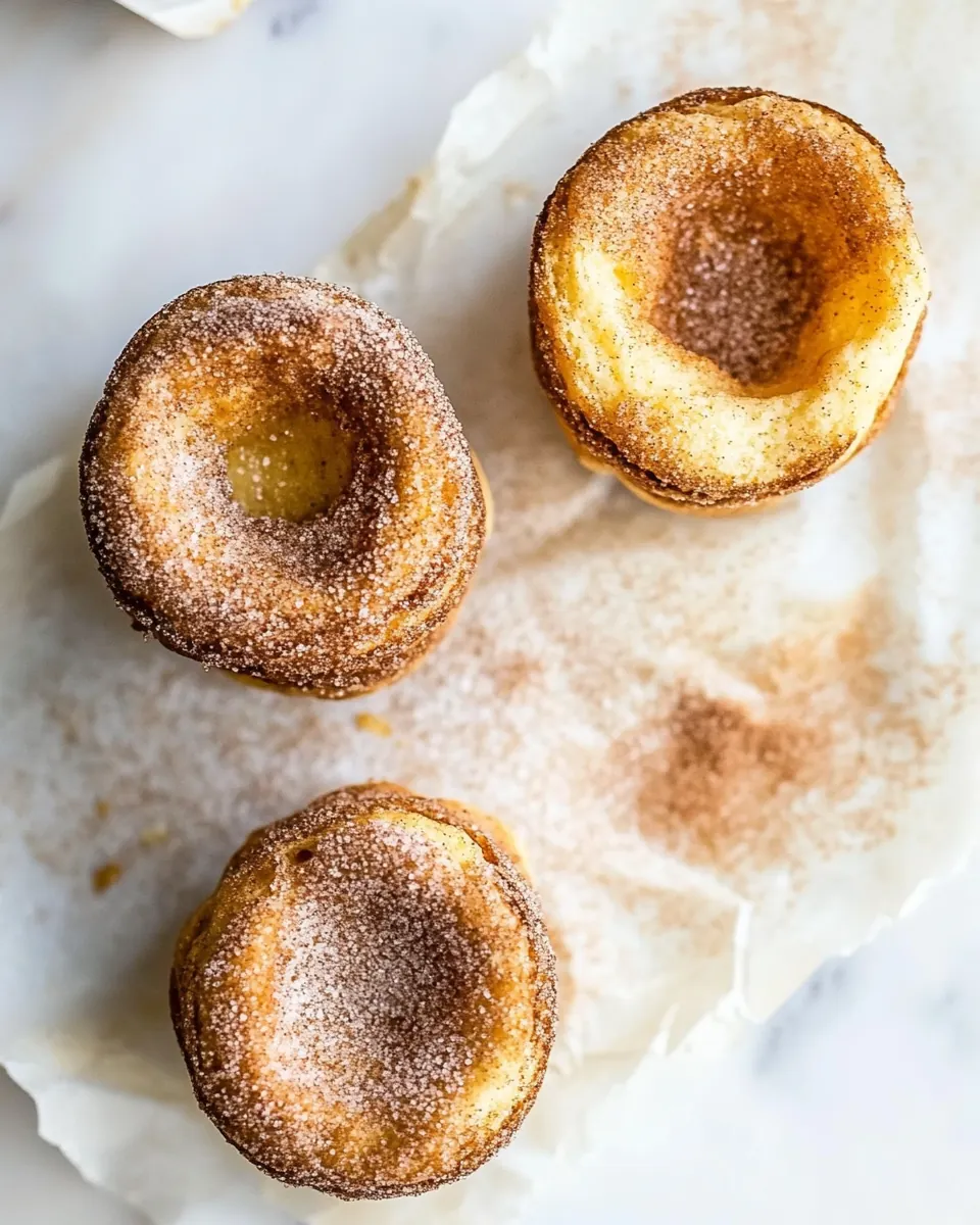 Cinnamon Sugar Brown Butter Popovers