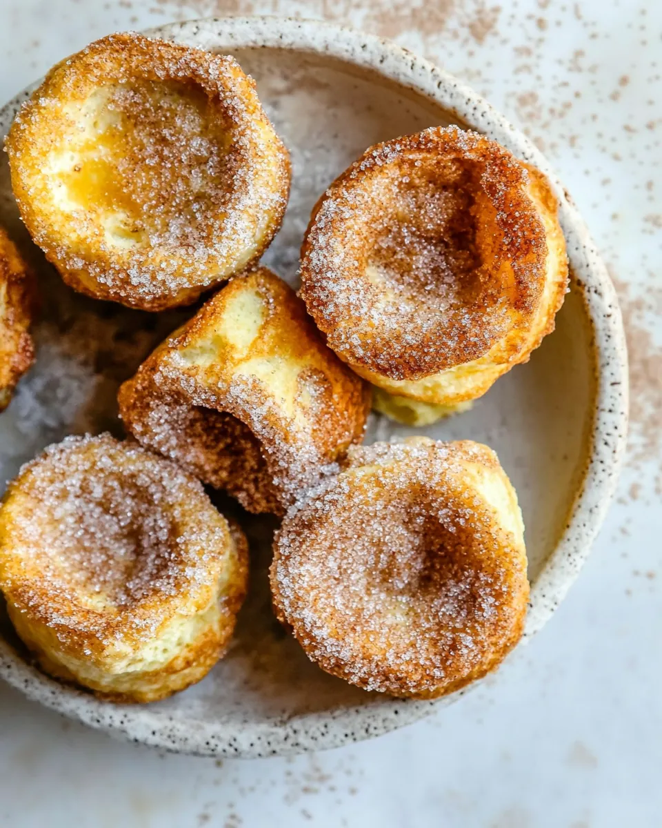 Cinnamon Sugar Brown Butter Popovers