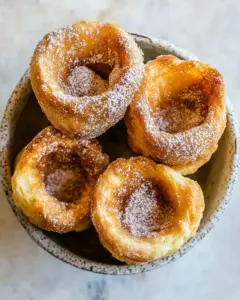 Cinnamon Sugar Brown Butter Popovers