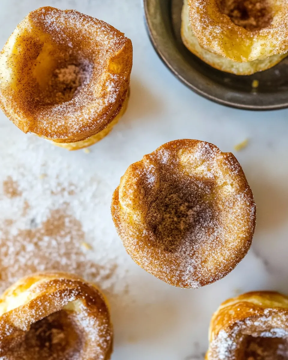 Cinnamon Sugar Brown Butter Popovers