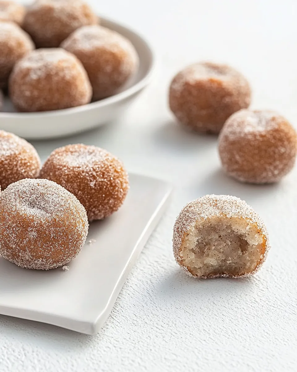 Cinnamon Sugar Doughnut Bites