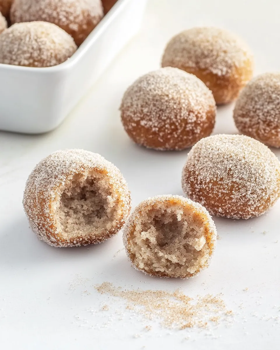 Cinnamon Sugar Doughnut Bites