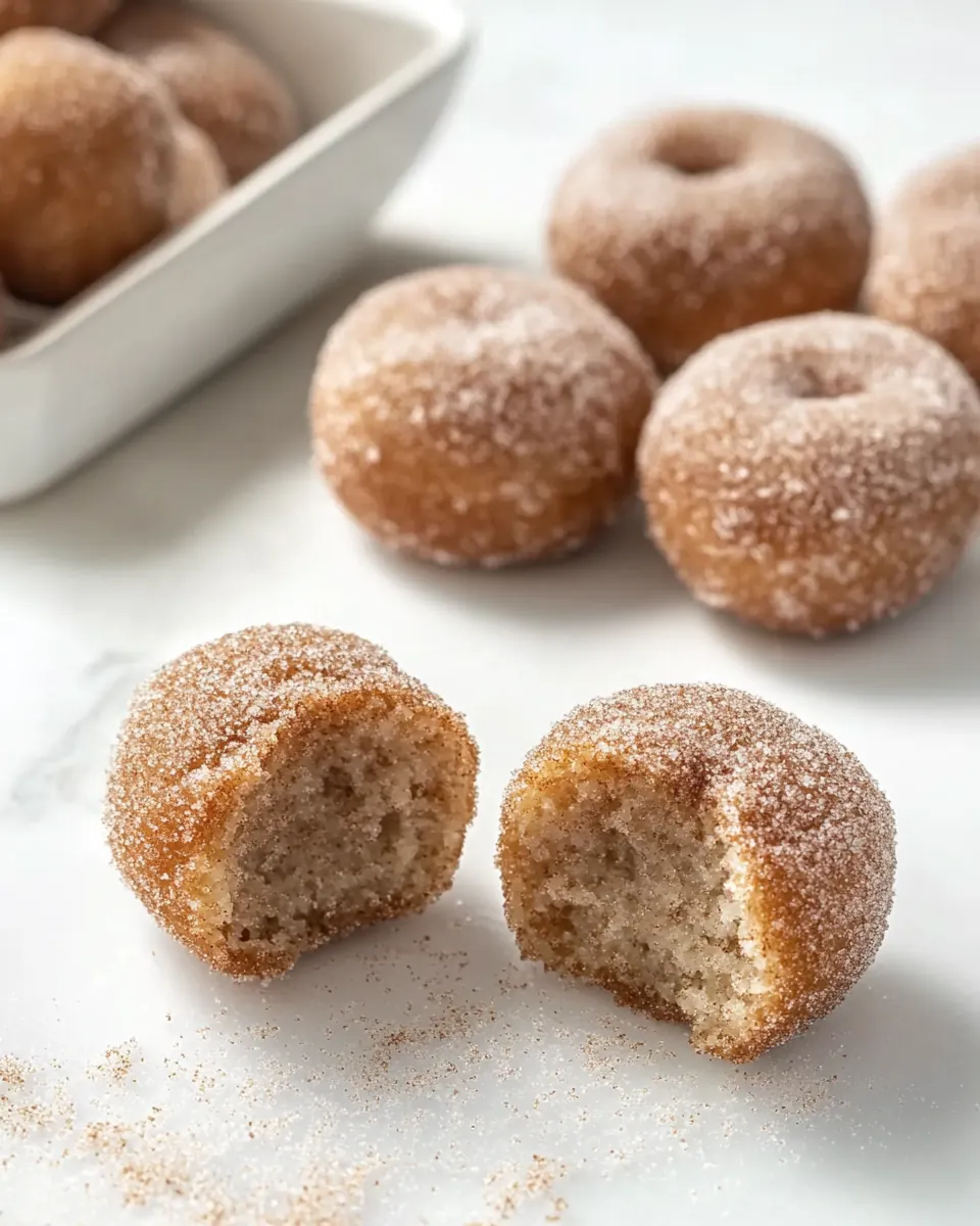 Cinnamon Sugar Doughnut Bites