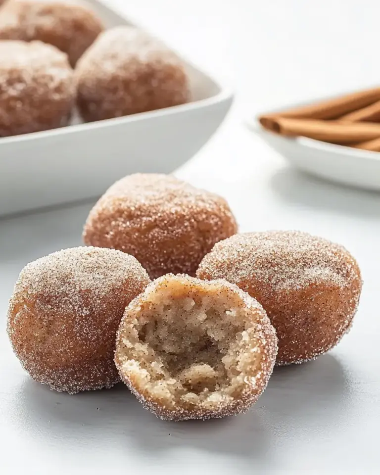 Cinnamon Sugar Doughnut Bites