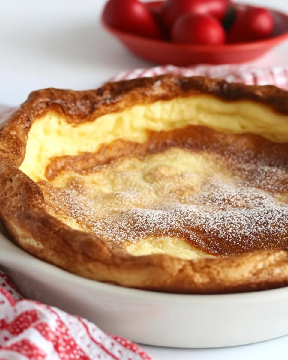 Cinnamon Sugar Dutch Baby
