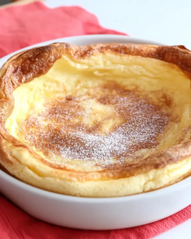 Cinnamon Sugar Dutch Baby
