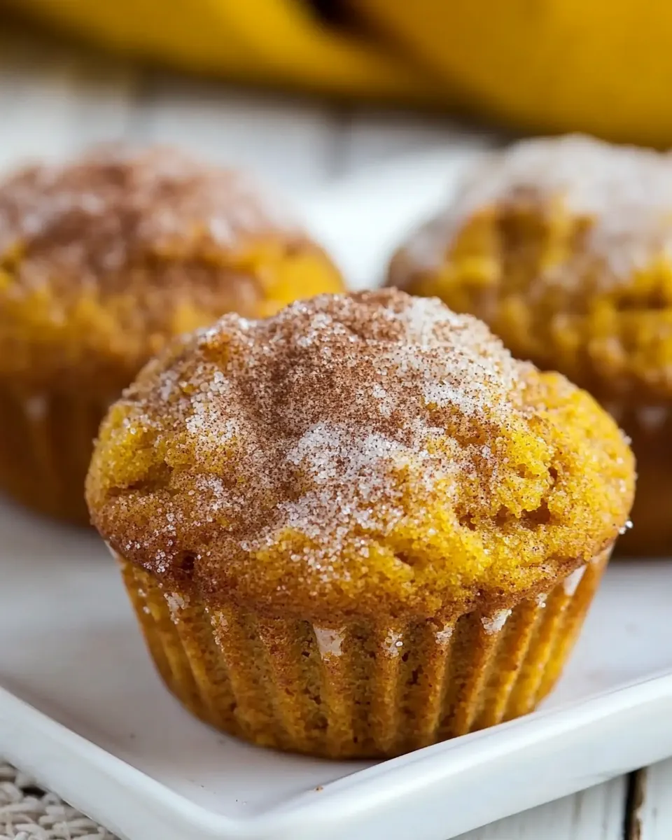 Cinnamon Sugar Pumpkin Muffins