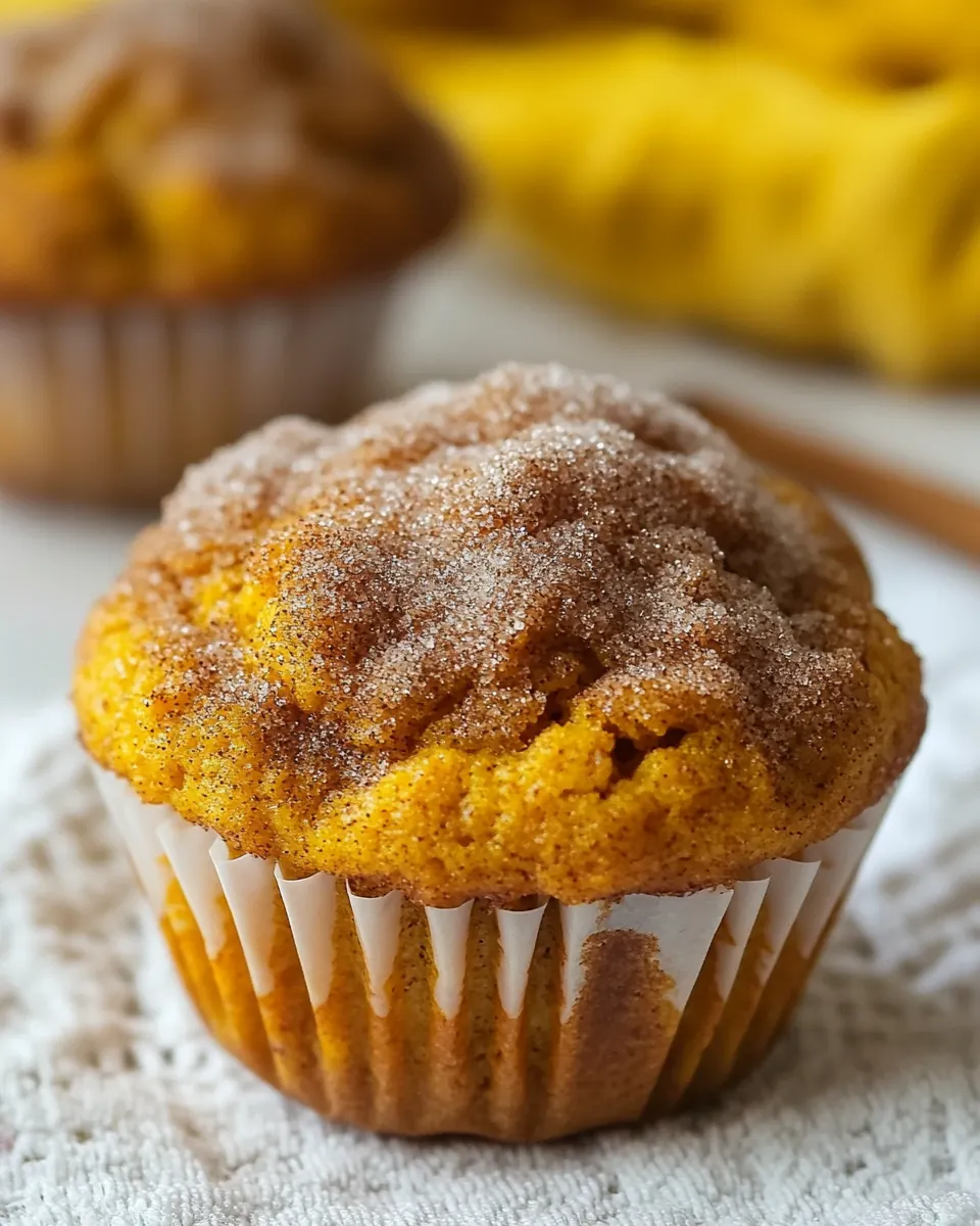 Cinnamon Sugar Pumpkin Muffins