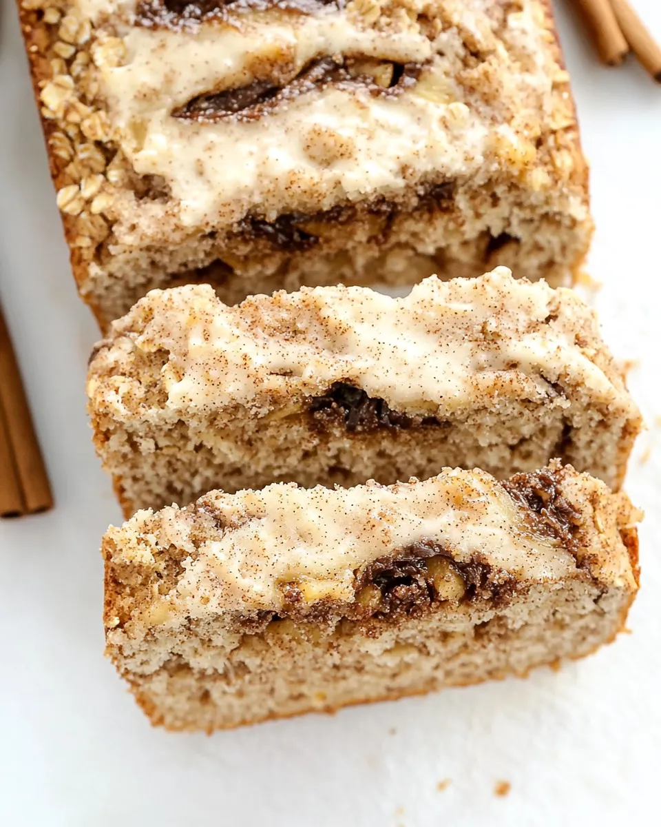 Cinnamon Swirl Apple Oat Bread
